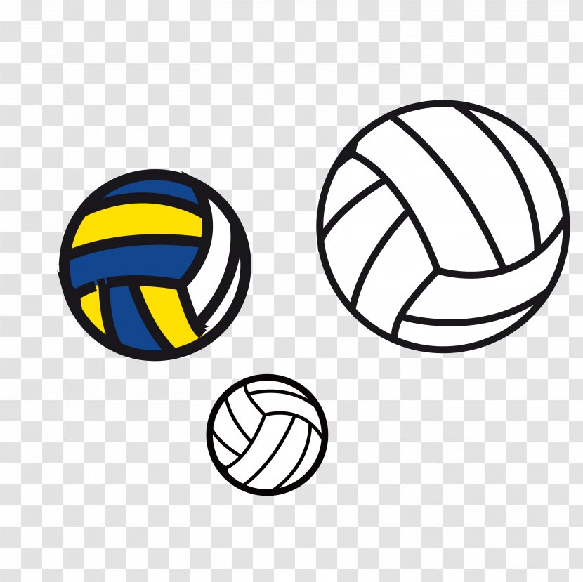 Ball Game Sport Clip Art - Area - White Volleyball Transparent PNG
