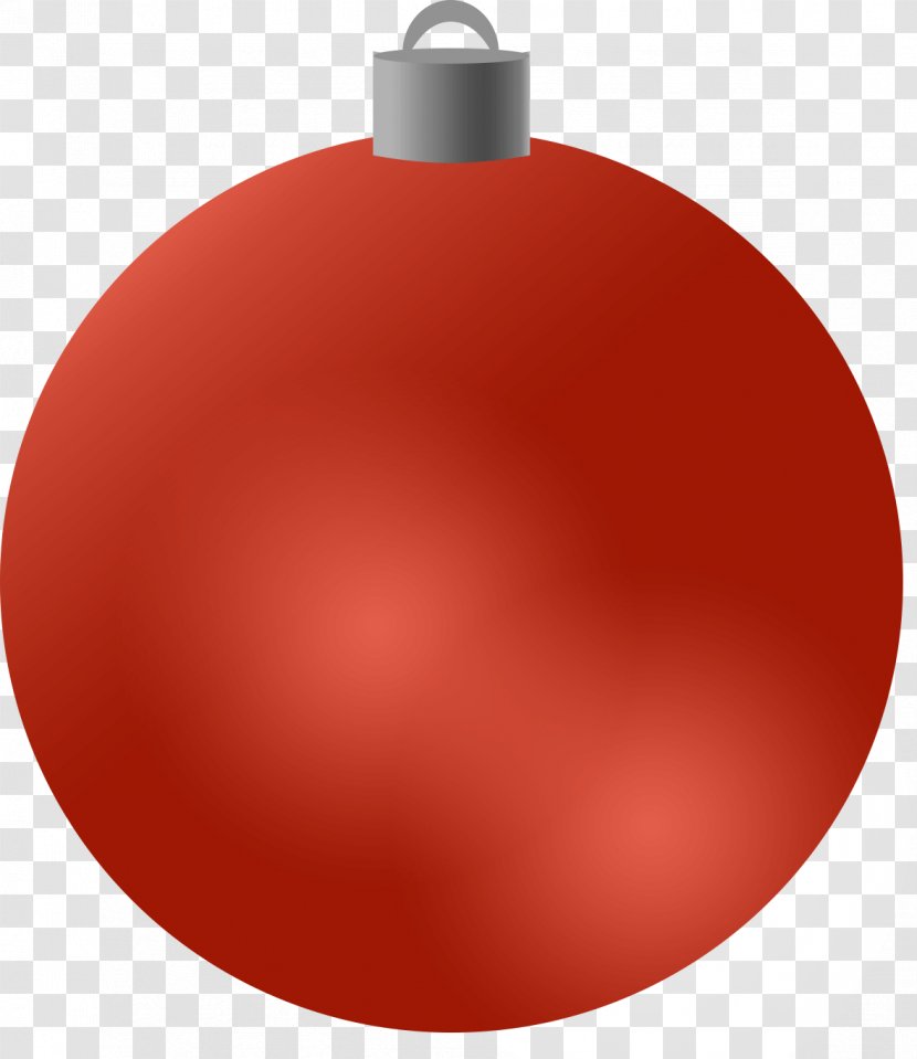 Sphere Circle Christmas Ornament - Orange Transparent PNG