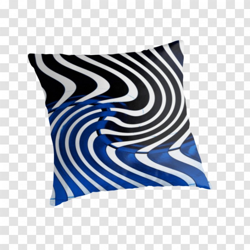 Throw Pillows Electric Blue Cushion Cobalt - Pillow - Irregular Pattern Transparent PNG