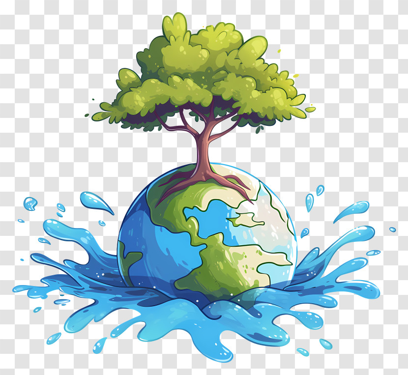 World Environment Day - Melting Earth Illustration Transparent PNG
