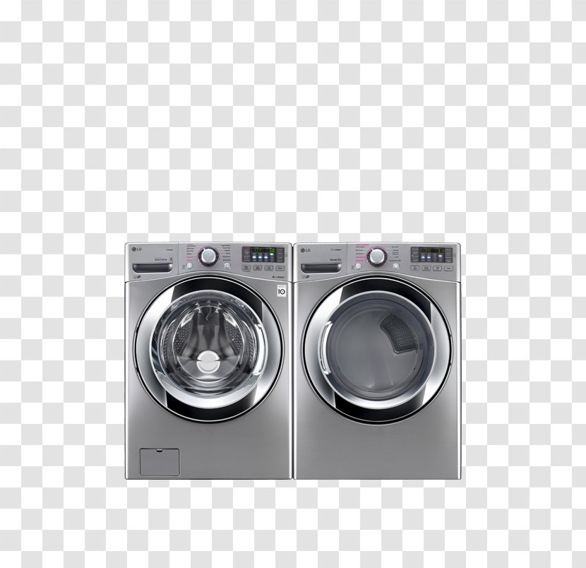 Combo Washer Dryer Washing Machines Clothes Laundry Home Appliance - Haier - Front Ensemble Transparent PNG