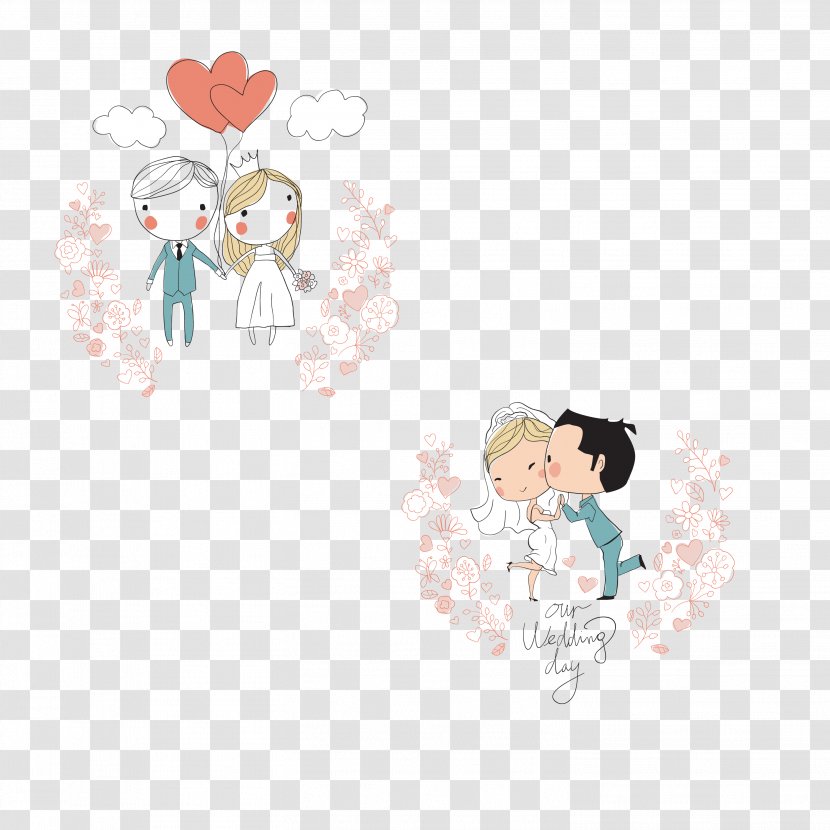 Wedding Marriage Bridegroom - Cartoon Transparent PNG