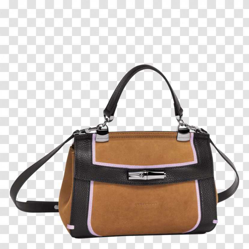 Handbag Longchamp Leather Fashion Pliage - Beige - Braccialini Transparent PNG