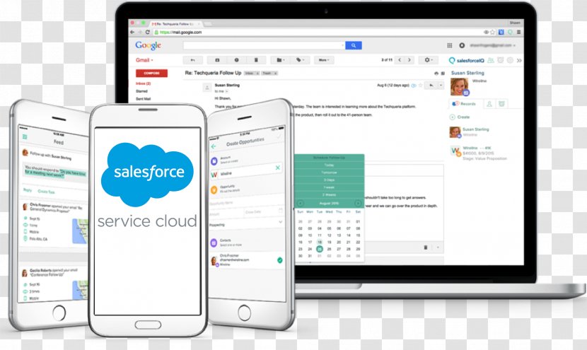 Computer Program SalesforceIQ Salesforce.com Customer Relationship Management - Zoho Office Suite - Monitor Transparent PNG