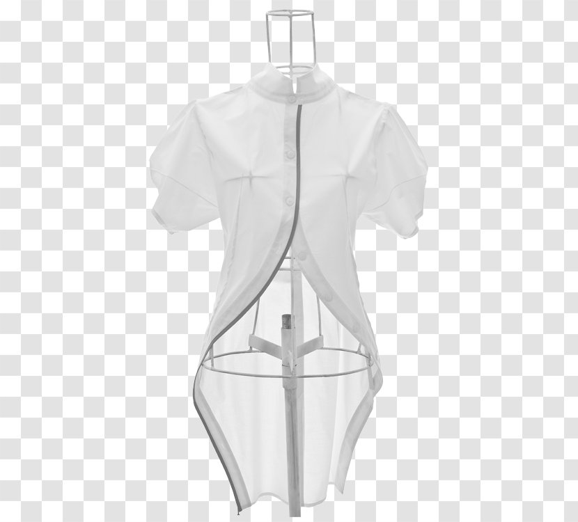 Blouse Shoulder Clothes Hanger Sleeve Outerwear - Chemise Transparent PNG