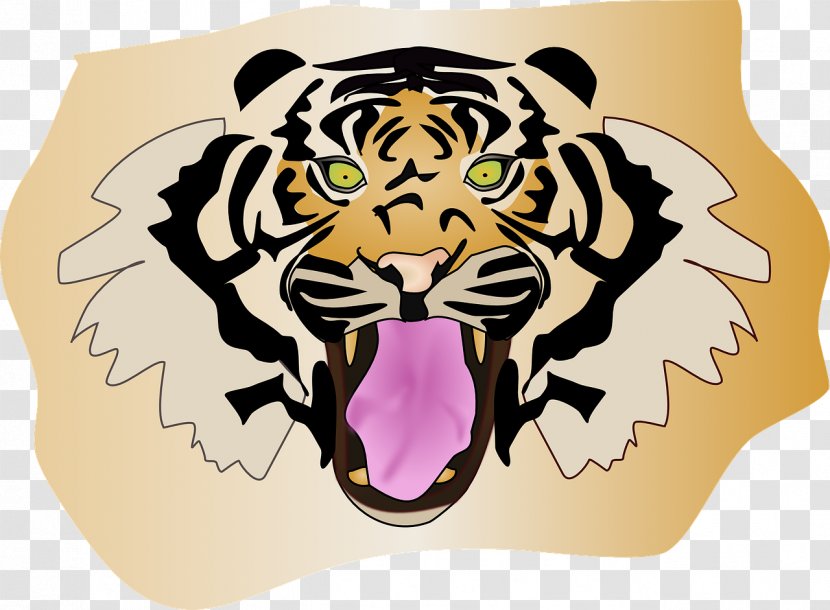 Bengal Tiger Leopard Felidae Cat Lion - Like Mammal Transparent PNG