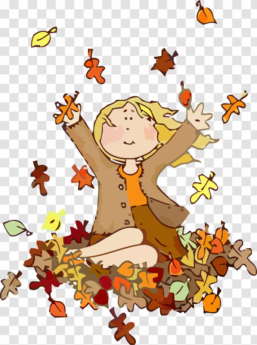 Fall Leaf Autumn Leaves - Happy Transparent PNG