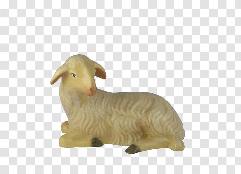 Sheep Nativity Scene Wood Goat Figurine - Sales Transparent PNG