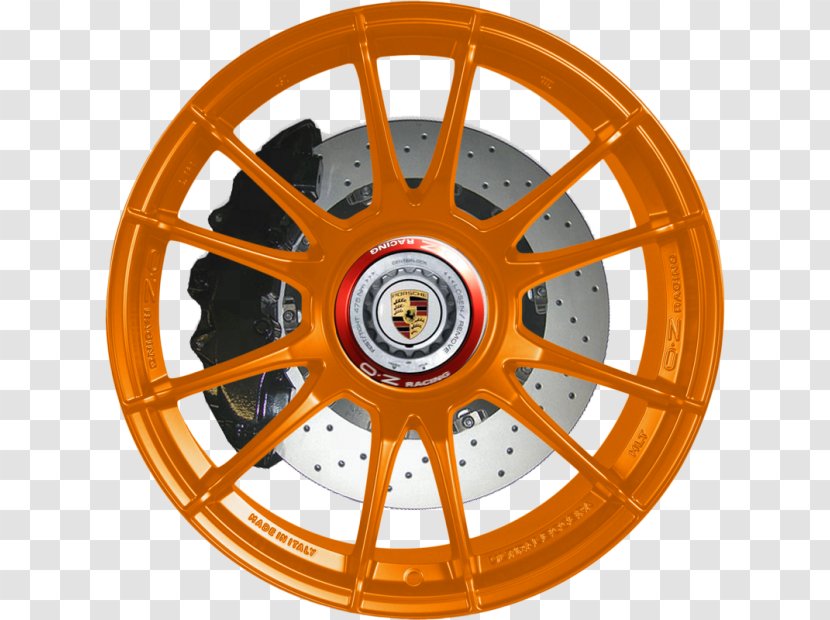 Alloy Wheel Car OZ Group Spoke Tire - Auto Part Transparent PNG