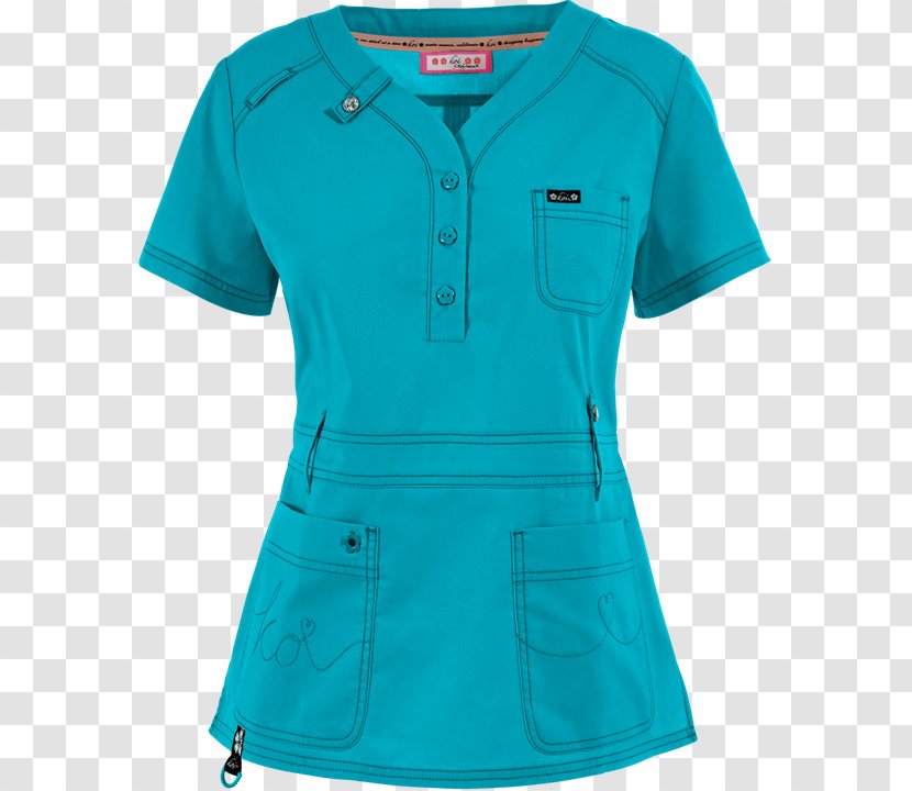 Scrubs Nurse Uniform Dickies Gen Flex Youtility V-Neck Scrub Top - Polo Shirt Transparent PNG