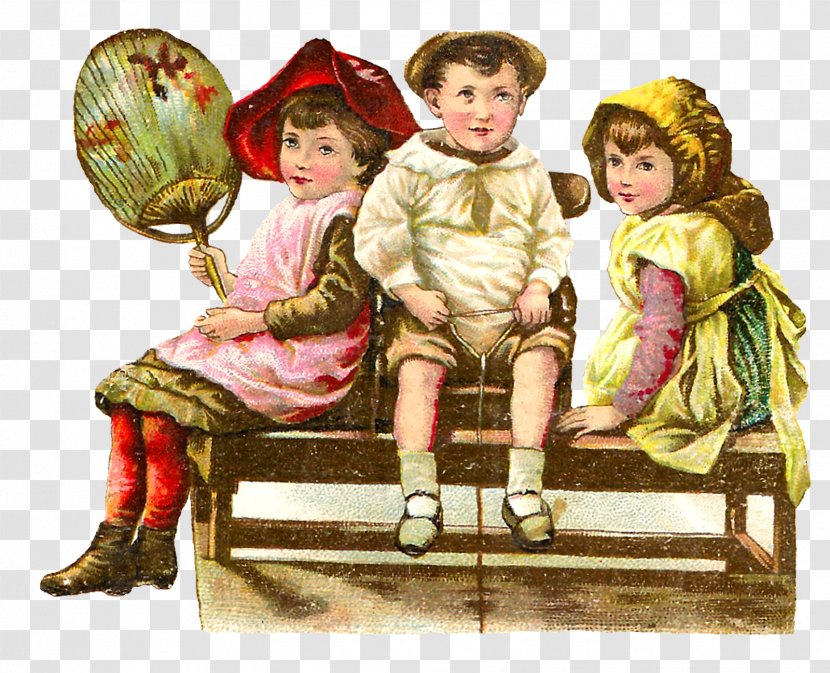 Child Vintage Clothing Advertising Clip Art - Victorian Transparent PNG