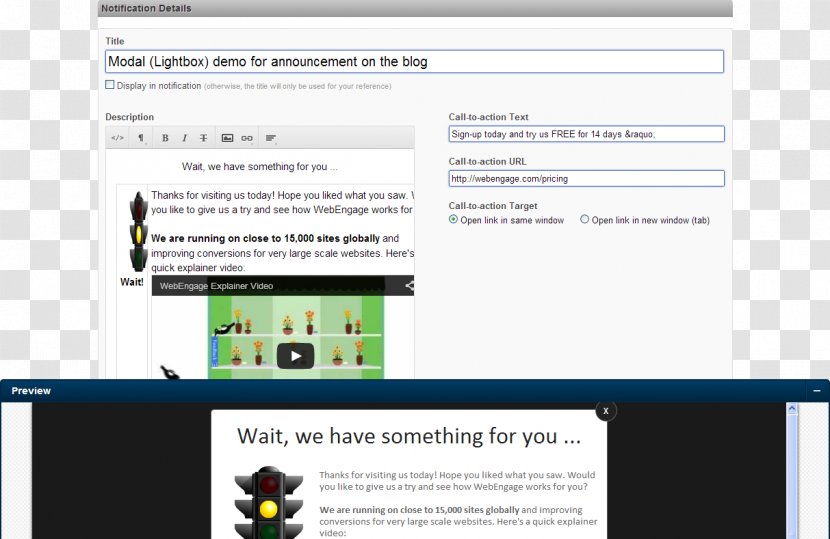 HTML Web Page Lightbox Modal Window Computer Program - Software - Notification Transparent PNG