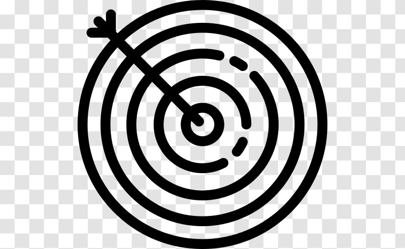 Target Icon Archery - Spiral - Line Art Transparent PNG