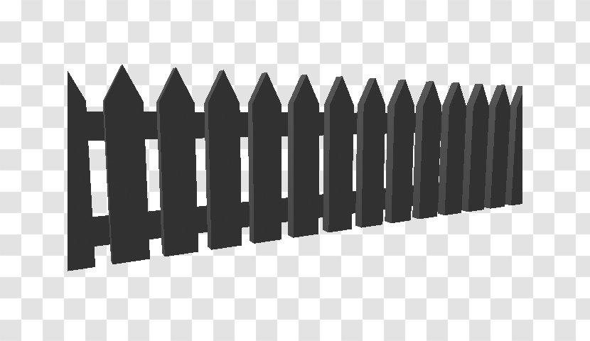 Black And White Download - Fence Transparent PNG