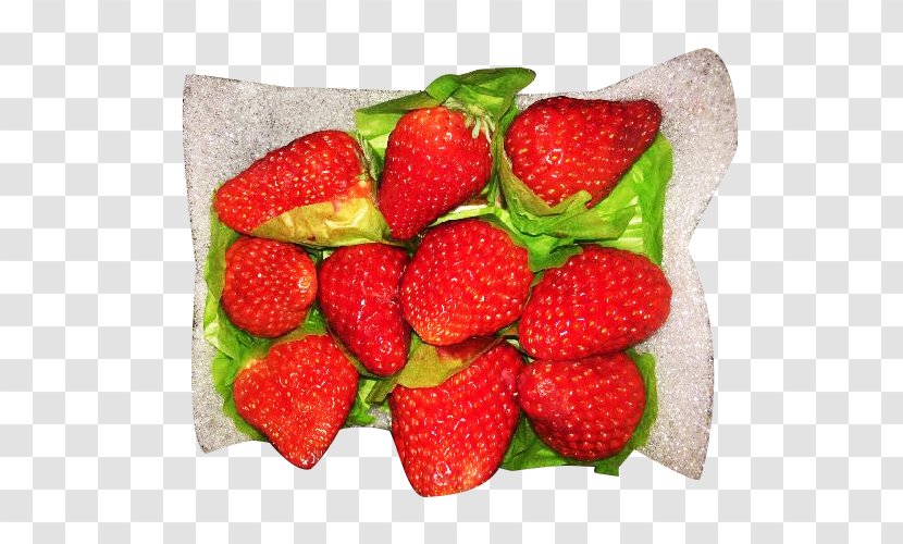 Strawberry Aedmaasikas Food - Picks Up A Pile Of Picture Material Transparent PNG