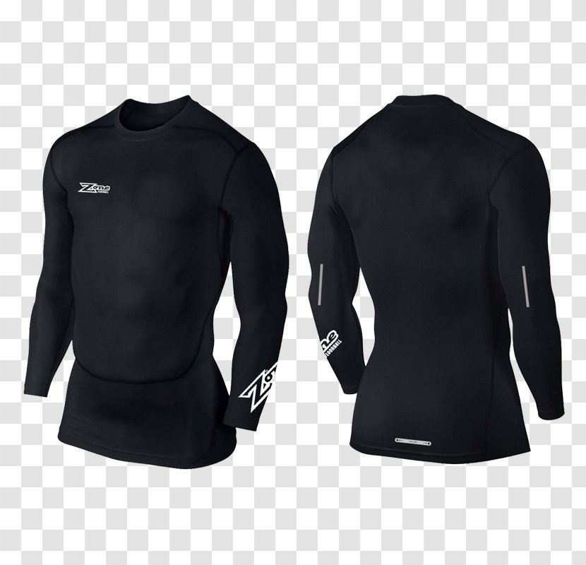 Long-sleeved T-shirt Hoodie Compression Garment - Long Sleeved T Shirt Transparent PNG