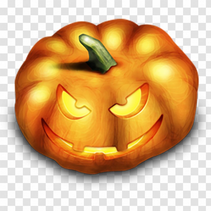 Computer Icons Horror Halloween Jack-o'-lantern - Fruit - Pumpkin Transparent PNG