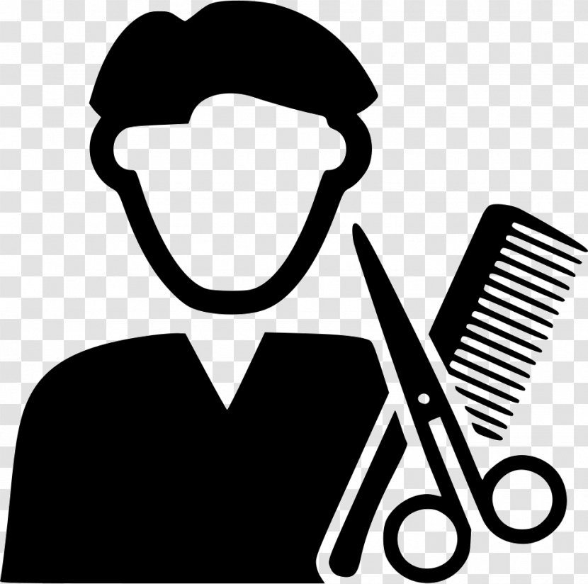 Barber Hairdresser Beauty Parlour - Silhouette Transparent PNG