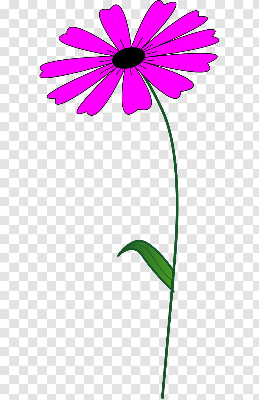 Clip Art Openclipart Image Vector Graphics Common Daisy - Blume Clipart Transparent PNG
