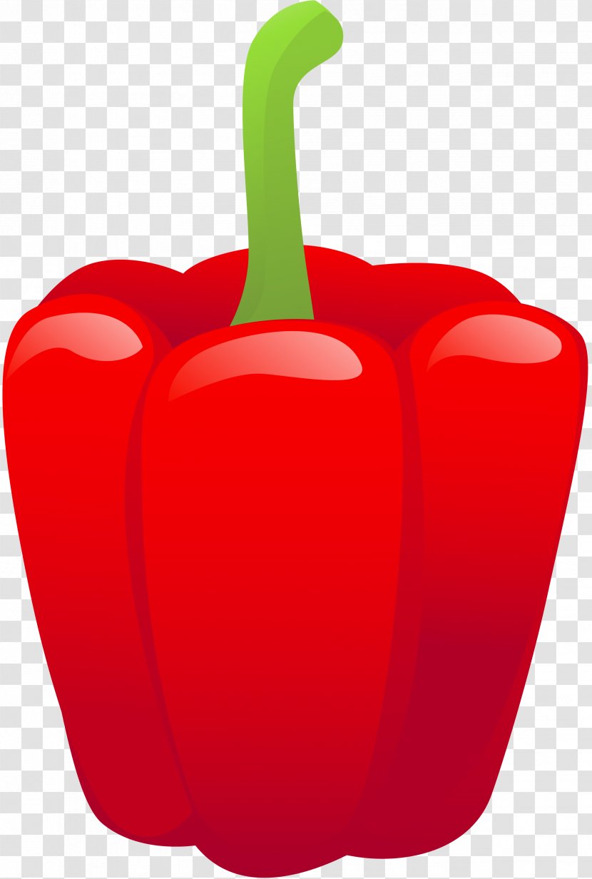 Bell Pepper Paprika Chili Pimiento Clip Art - Red - Adidas Superstar Illustration Transparent PNG