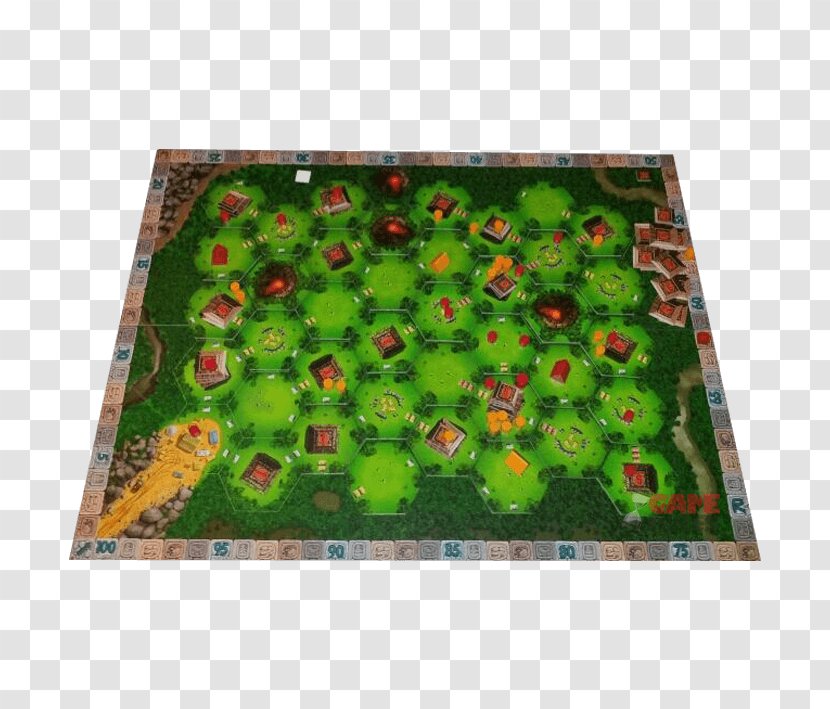 Green Land Lot Biome Rectangle Real Property - Play - Playing Board Games Transparent PNG