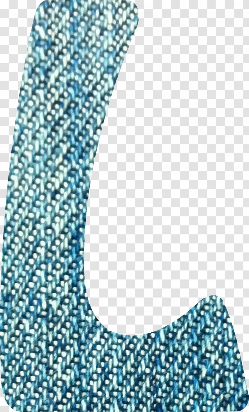 Alphabet Letter Denim Clip Art - L Transparent PNG