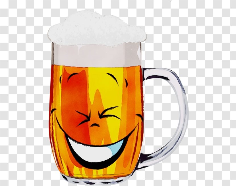 Beer Emoji - Pint - Smile Tableware Transparent PNG