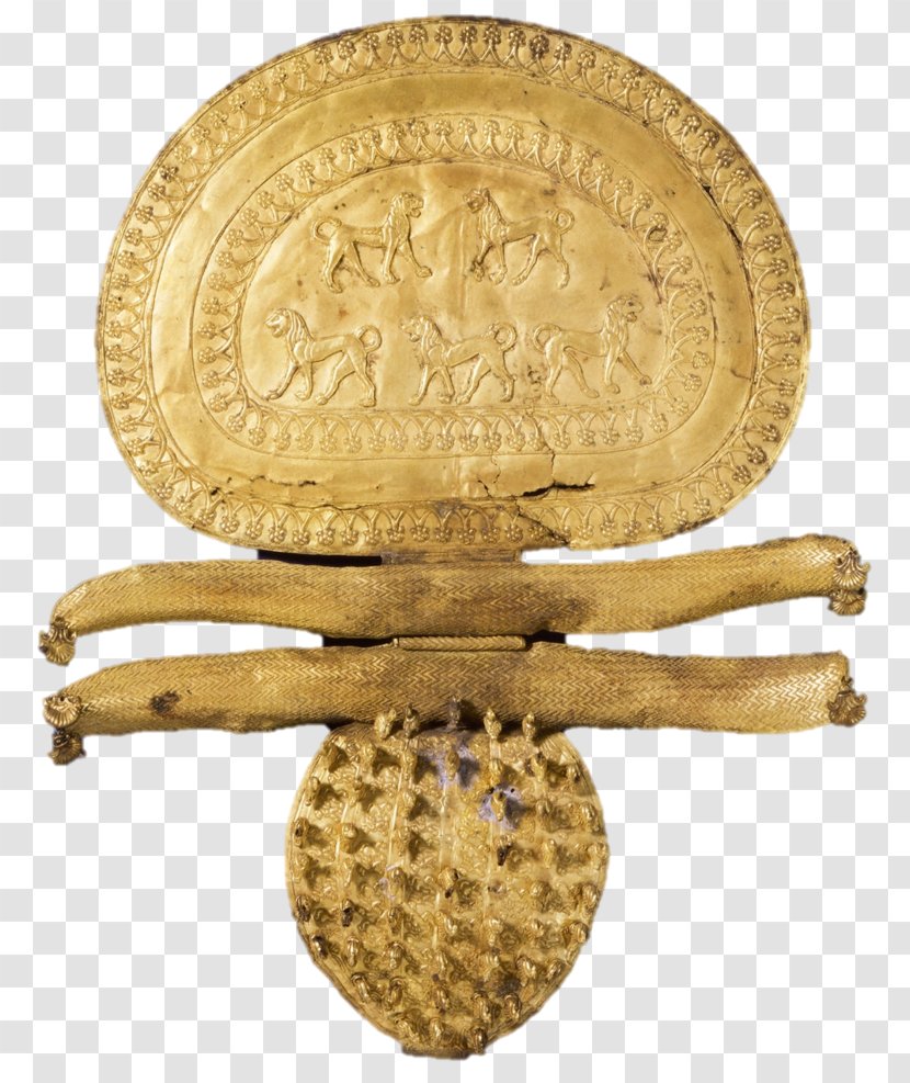 Regolini-Galassi Tomb Etruscan Civilization Cerveteri Fibula Orientalizing Period - Gold Transparent PNG