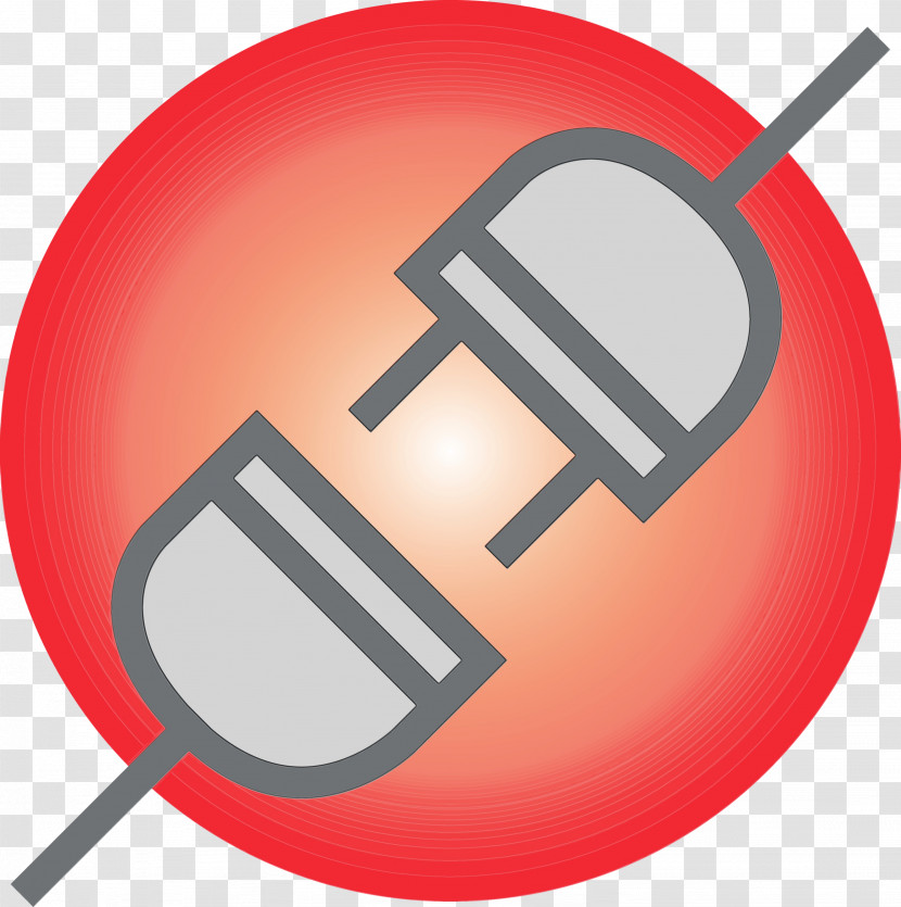 Red Technology Sign Symbol Circle Transparent PNG