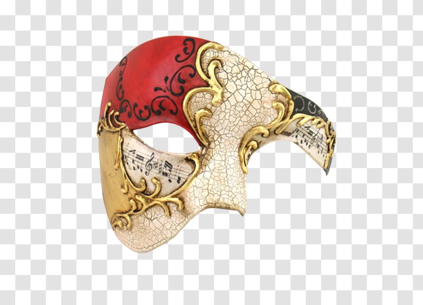 Annette Red Feather And Flower Women's Masquerade Mask Ball The Phantom Of Opera Half Face Transparent PNG