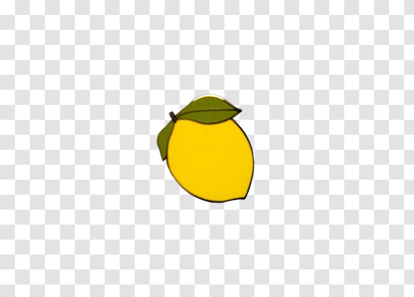 Yellow Lemon Fruit Citrus Plant - Pear Citron Transparent PNG