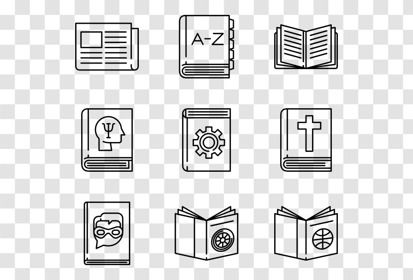 Library Paper - Ebook Icon Transparent PNG