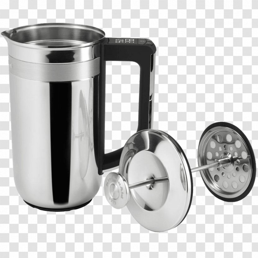 Coffeemaker Cafe French Presses Brewed Coffee - Quench Transparent PNG