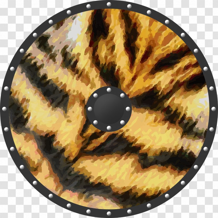 Tiger Cat Shield Clip Art - Iris - Clipart Transparent PNG