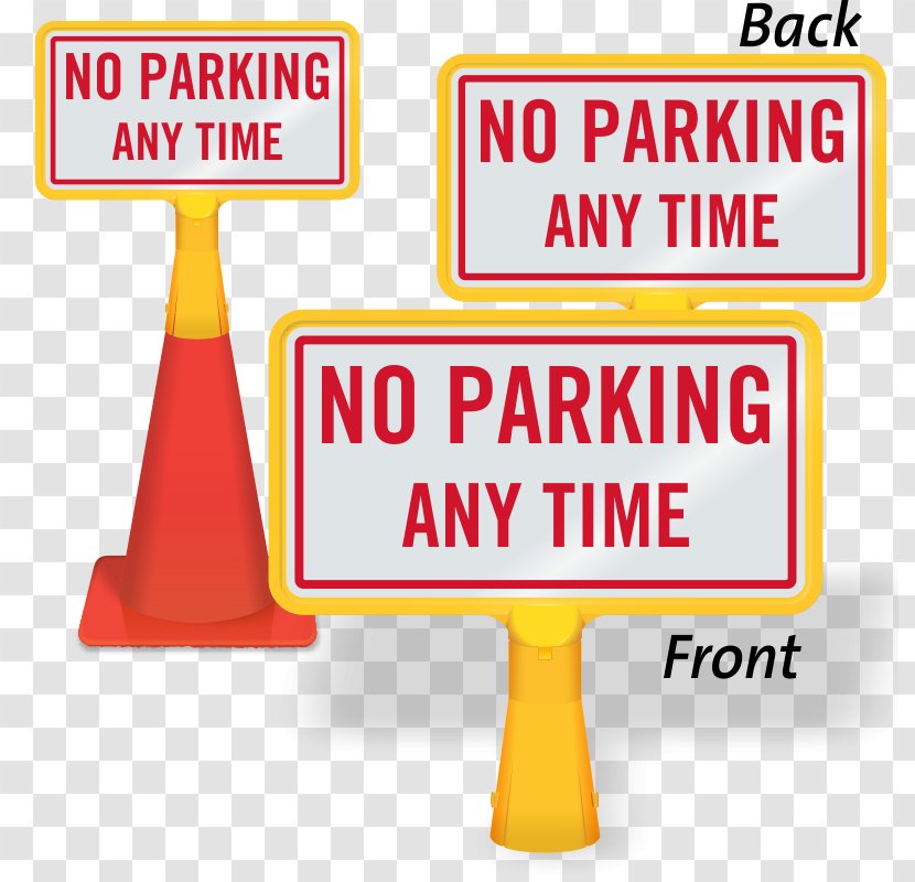 Parking Violation Car Park Sign Valet - Road - No Transparent PNG