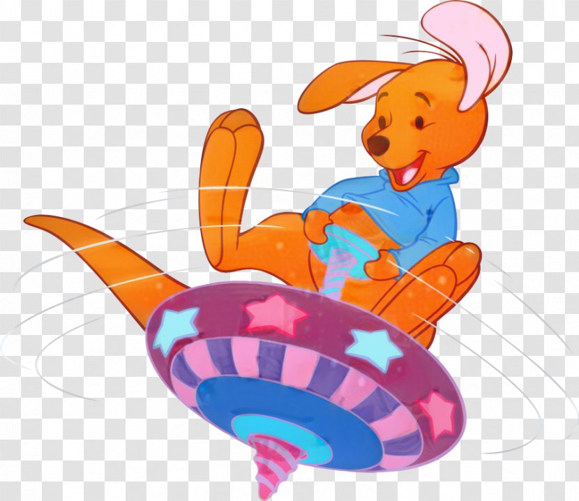 Roo Winnie-the-Pooh Eeyore Piglet Rabbit - Orange Transparent PNG