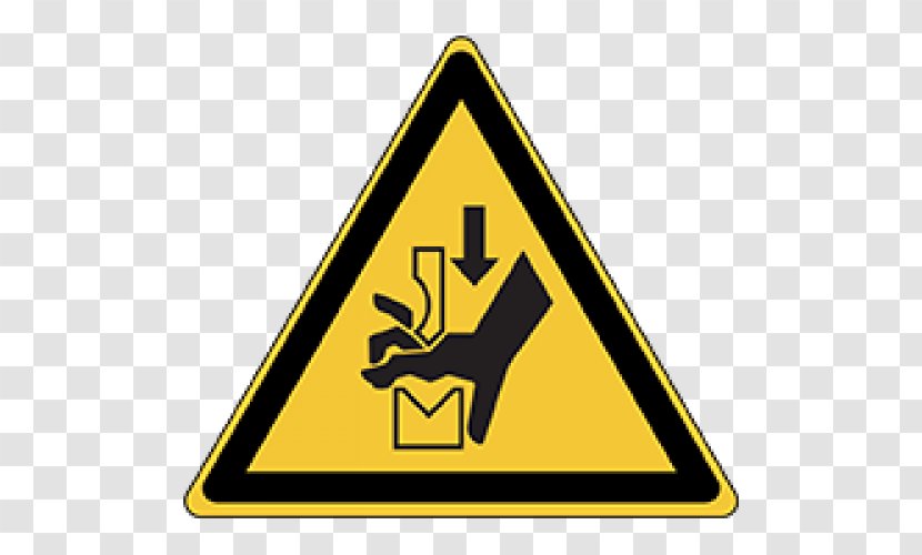 Warning Sign Hazard Symbol Risk - Yellow - Pictogram Man Transparent PNG