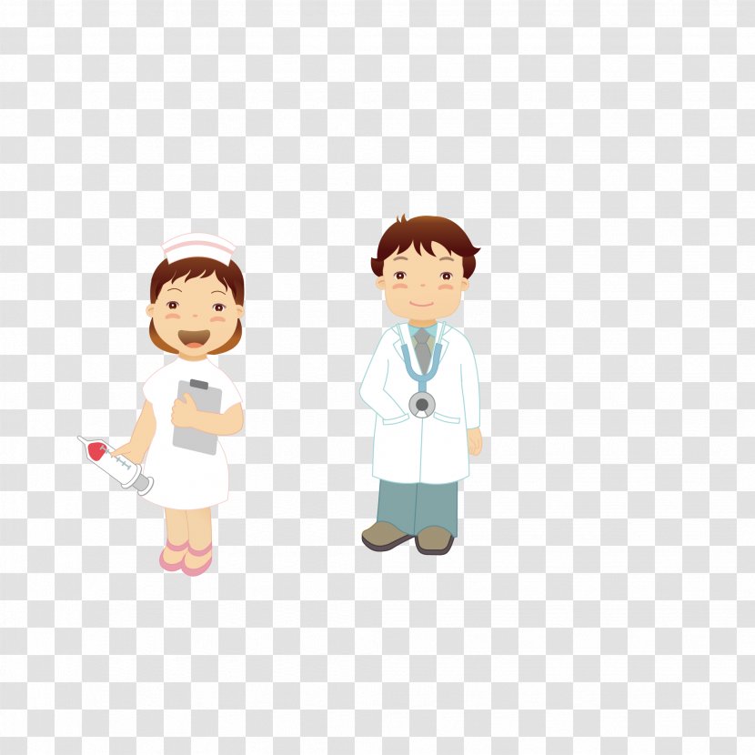 Tooth Child Euclidean Vector - Heart - Doctors And Nurses Transparent PNG