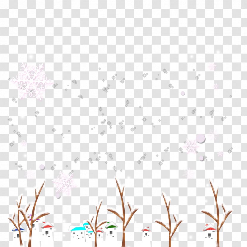 Christmas Download Font - Tree - Snow Drift Village Transparent PNG