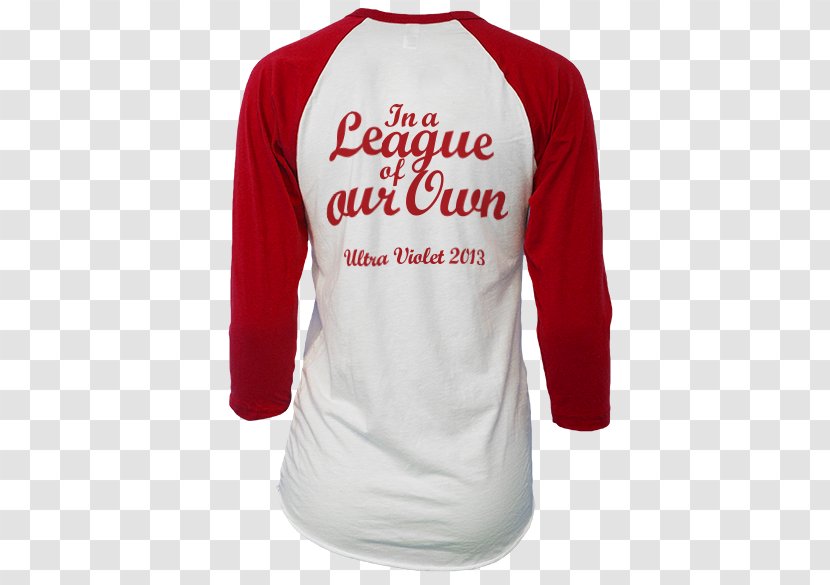T-shirt Baseball Uniform Raglan Sleeve - Logo Transparent PNG