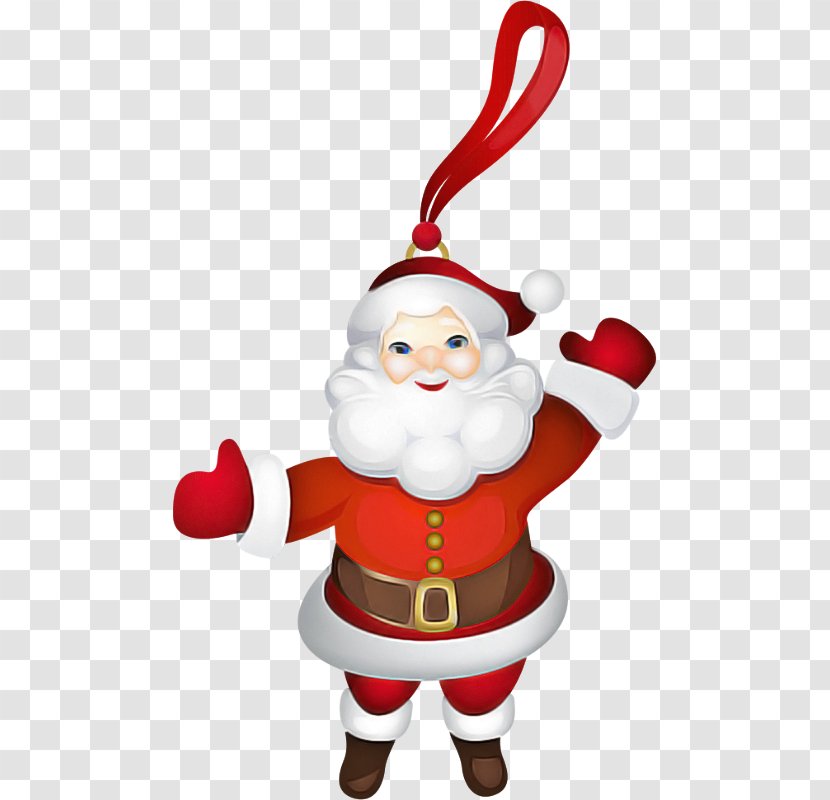 Santa Claus - Holiday Ornament - Christmas Figurine Transparent PNG