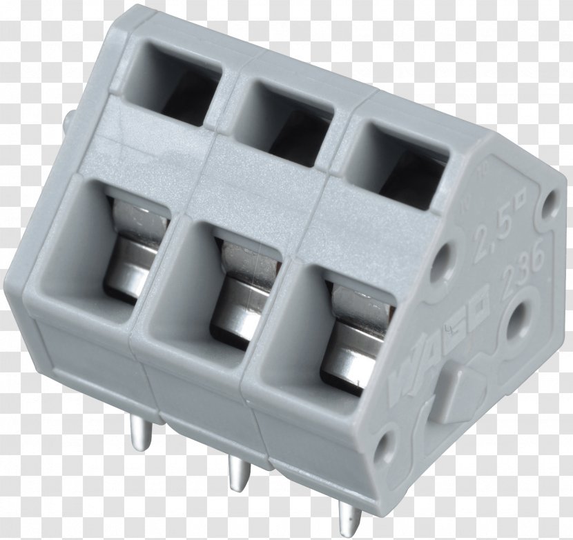 Terminal WAGO Kontakttechnik Punch-down Block Electronic Component Electrical Connector - Wago Transparent PNG