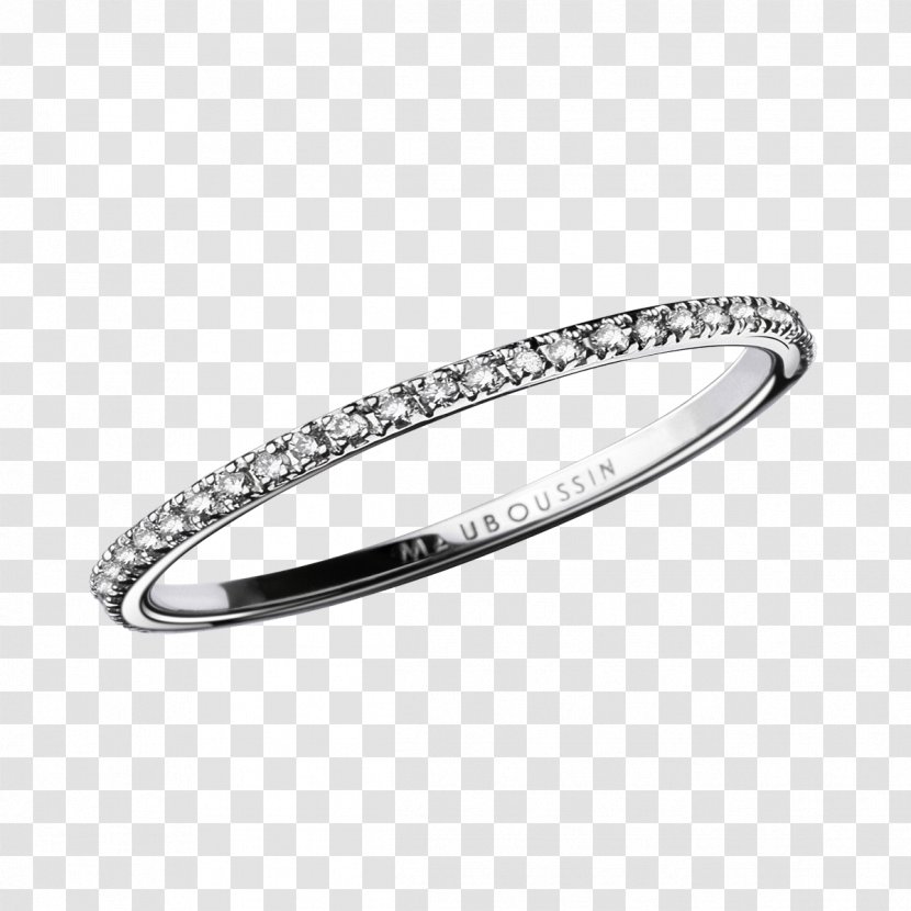 Wedding Ring Mauboussin Engagement Jewellery - Silver Transparent PNG