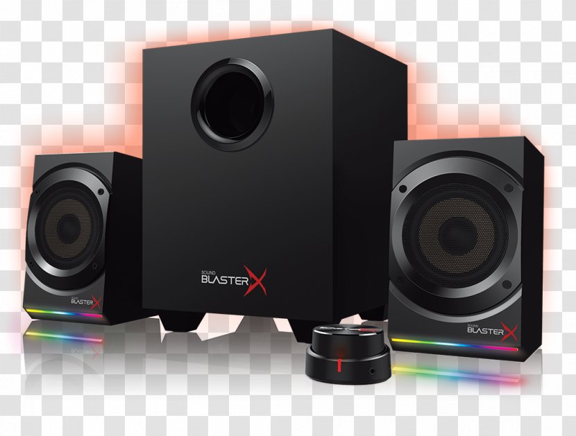 Creative Sound BlasterX Kratos S5 Blaster X-Fi Computer Speakers Loudspeaker - Output Device - Pc Speaker Transparent PNG