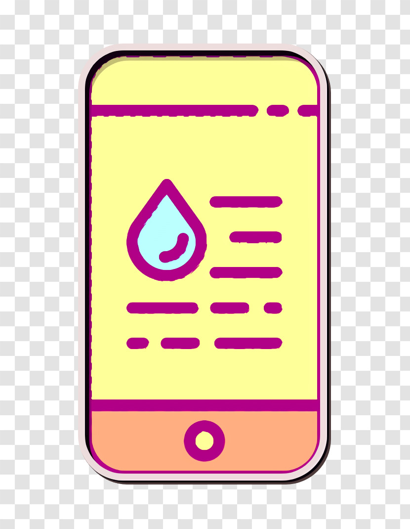 Smartphone Icon Touch Screen Icon Water Icon Transparent PNG