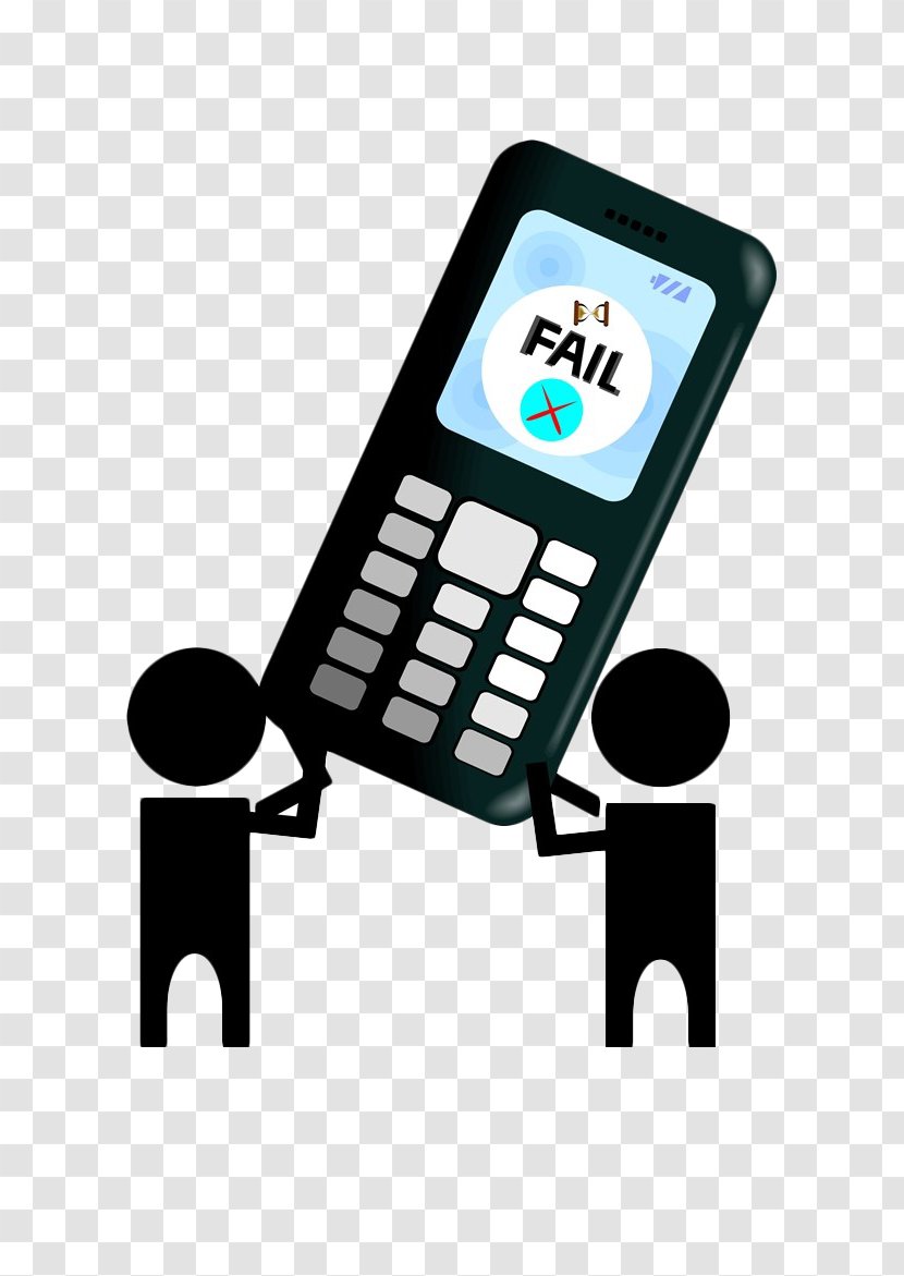 Telephone Telephony Dialling Illustration - Cellular Network - Hand Mobile Phone Dialing Transparent PNG