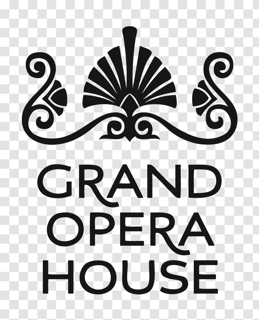 Grand Opera House, Belfast Logo Brand Font Clip Art - Black And White - House Transparent PNG
