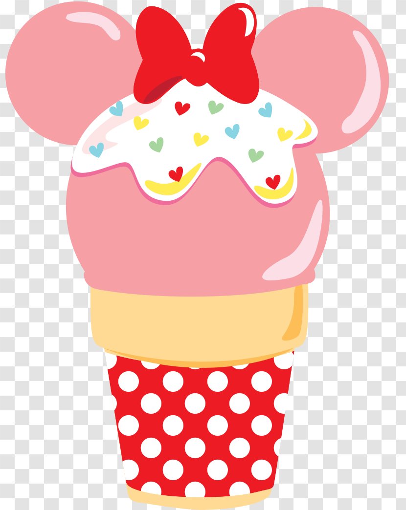 Minnie Mouse Mickey Daisy Duck Cupcake Petit Four - Treats Transparent PNG