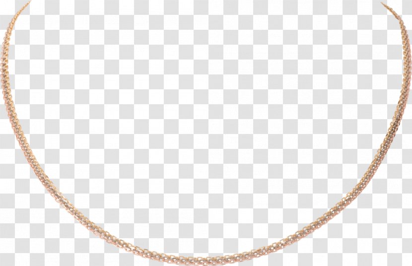 Necklace Chain Colored Gold Cartier - Yellow - Jewelry Transparent PNG