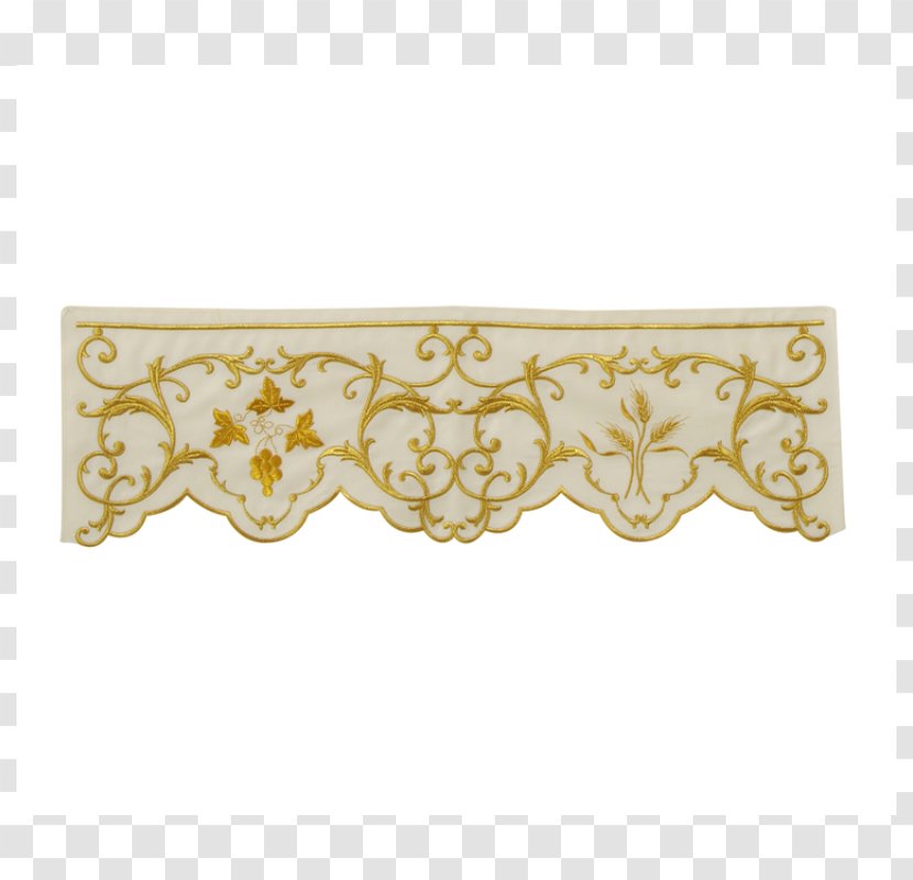Altar Cloth Alb Embroidery Lace - Linens Transparent PNG